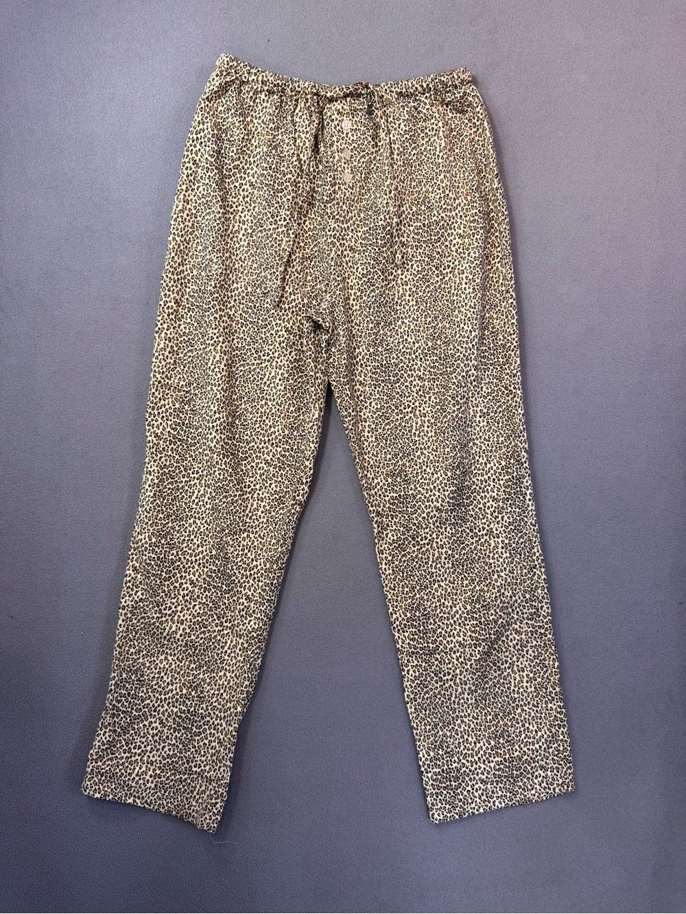 Vintage 90’s P.J. Salvage Women’s Leopard Print Pajama Set, 100% Cotton, XL - Picture 6 of 16